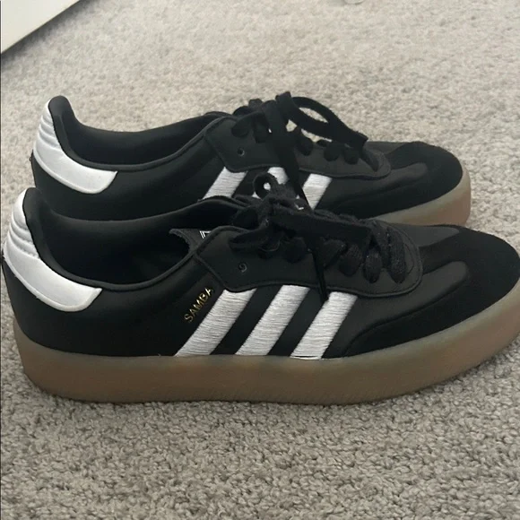 Adidas Samba Black and White Sneakers - Picture 5 of 6
